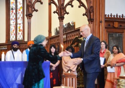 SGINZ participates in vigil for victims of the Bondi Beach shooting